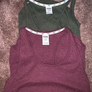 PINK cotton tanks